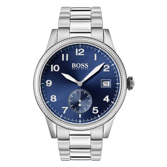 Hugo Boss Men’s Quartz Stainless Steel Blue Dial 44mm Watch 1513707