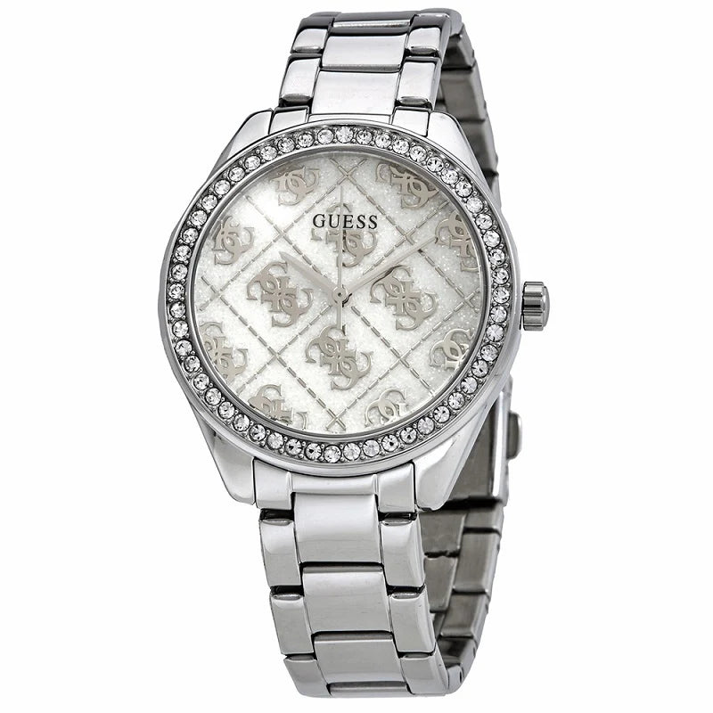 Guess Women’s Quartz Silver Stainless Steel Silver Dial 37mm Watch GW0001L1