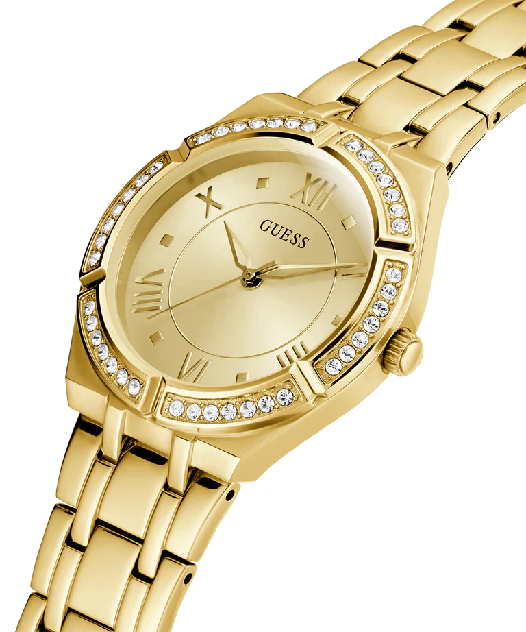 Guess Women’s Quartz Gold Stainless Steel Gold Dial 36mm Watch GW0033L2