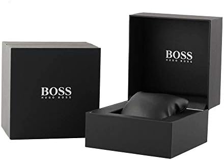 Hugo Boss Men’s Quartz Black Silicone Strap Black Dial 46mm Watch 1513912