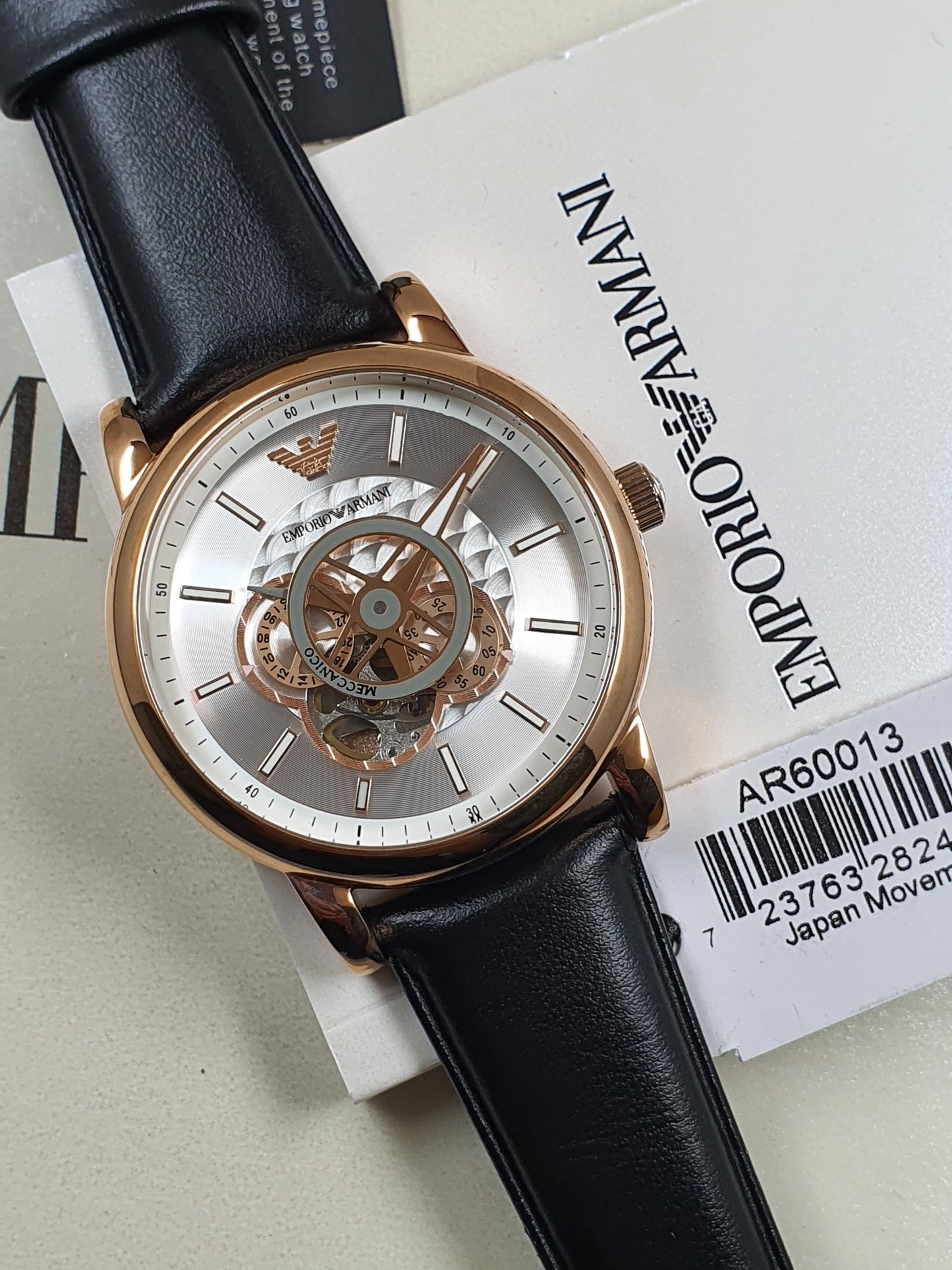 Emporio Armani AR60013 automatic mechanical watch 45mm