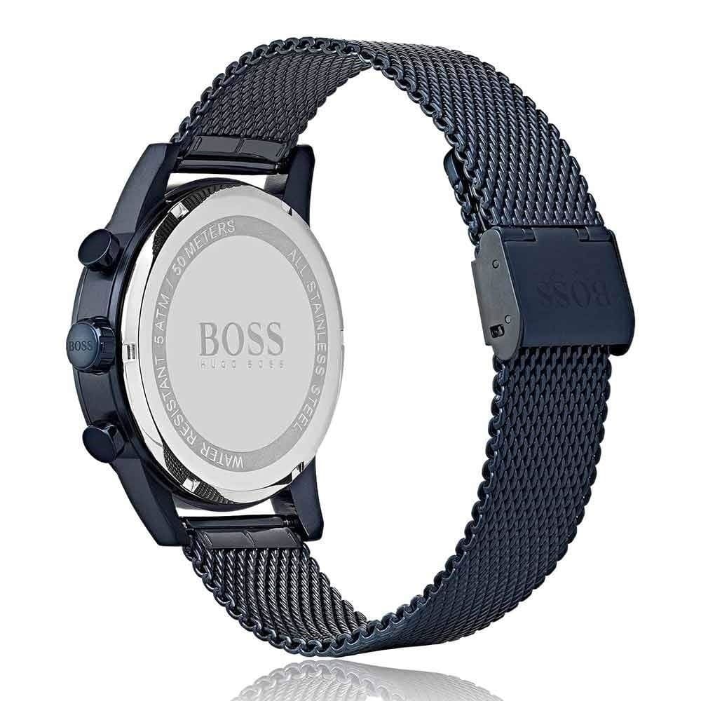 Hugo Boss Men’s Quartz Stainless Steel Blue Dial 44mm Watch 1513538