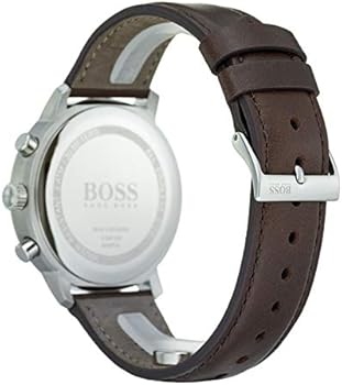 Hugo Boss Men’s Quartz Brown Leather Strap Blue Dial 42mm Watch Hugo Boss Men’s Quartz Brown Leather Strap Blue Dial 42mm Watch 1513606