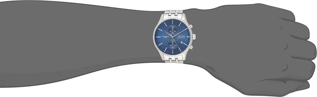 Hugo Boss Men’s Stainless Steel Blue Dial 42mm Watch 1513839