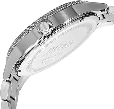 Hugo Boss Men’s Quartz Stainless Steel Black Dial 44mm Watch 1513671