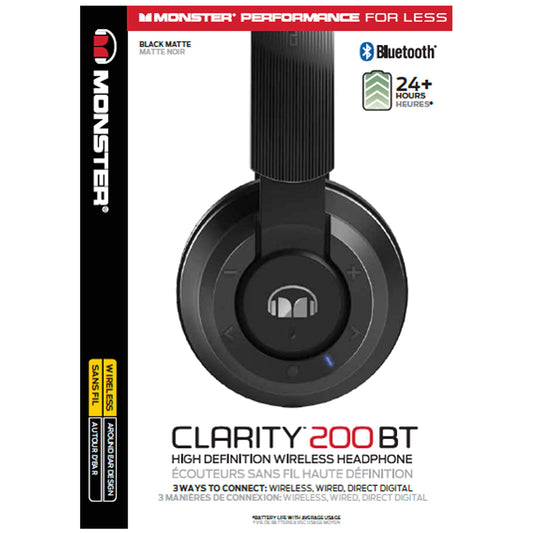 Monster clarity 200bt headphones