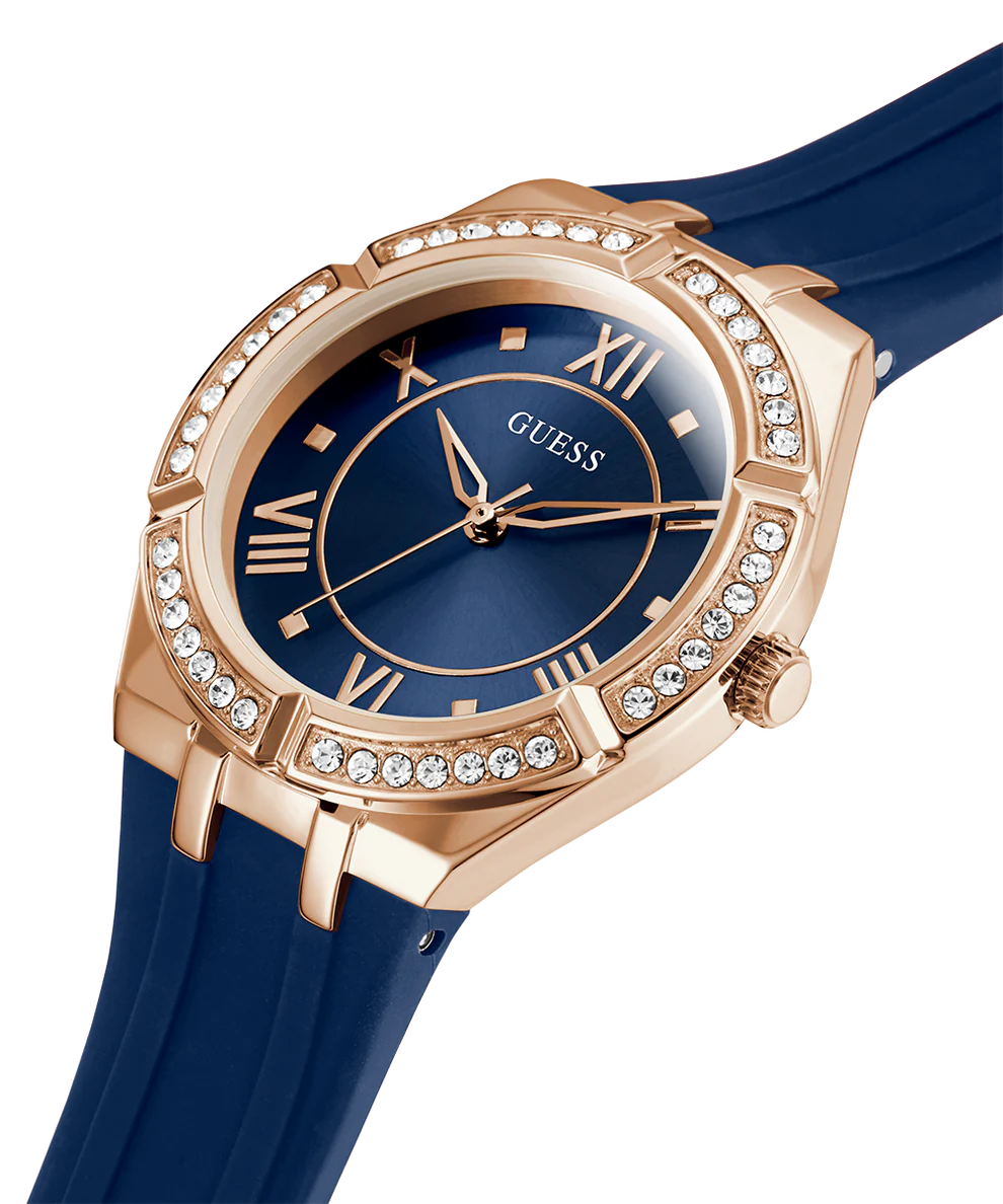 Guess Women’s Quartz Silicone Strap Blue Dial 36mm Watch GW0034L4