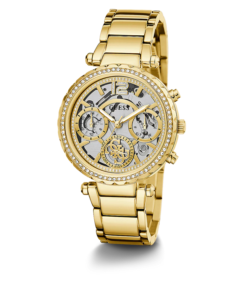 Guess Women’s Quartz Gold Stainless Steel Gold Dial 37mm Watch GW0403L2