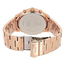 Guess Women’s Quartz Rose Gold Stainless Steel Silver Dial 34mm Watch W1062L3