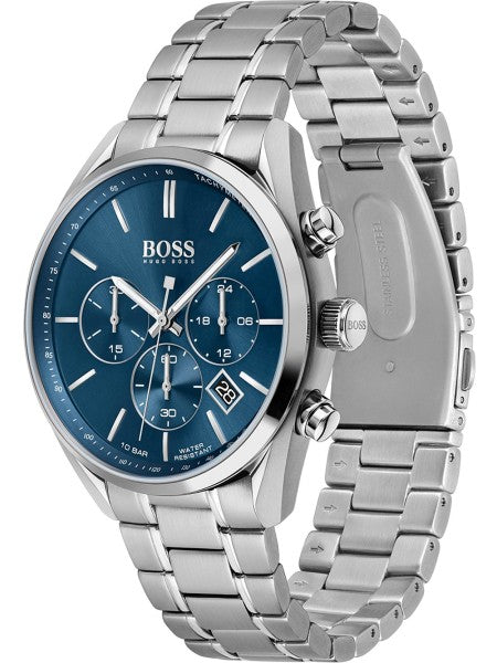 Hugo Boss Men’s Chronograph Stainless Steel Blue Dial 44mm Watch 1513818