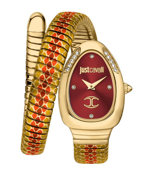 JC1L251M0045 JUST CAVALLI Pelle Solo Watch for Women