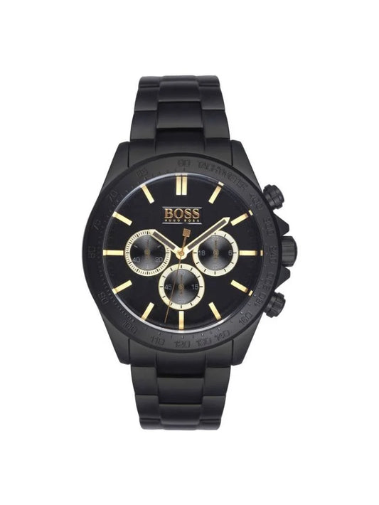 Hugo Boss Men’s Chronograph Quartz Stainless Steel Black Watch 1513278