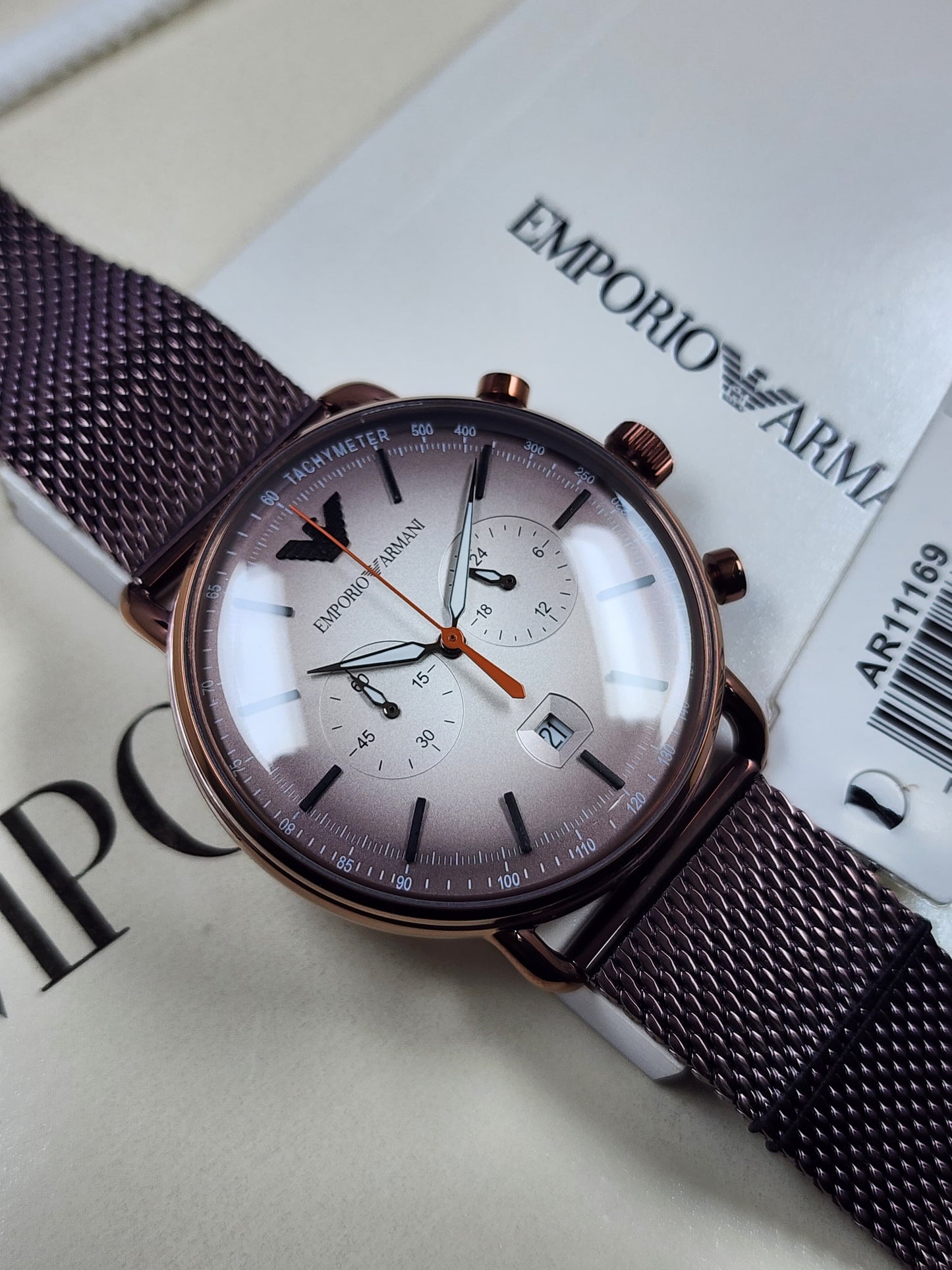 AR11169 EMPORIO ARMANI Aviator Gent's Watch 43 mm