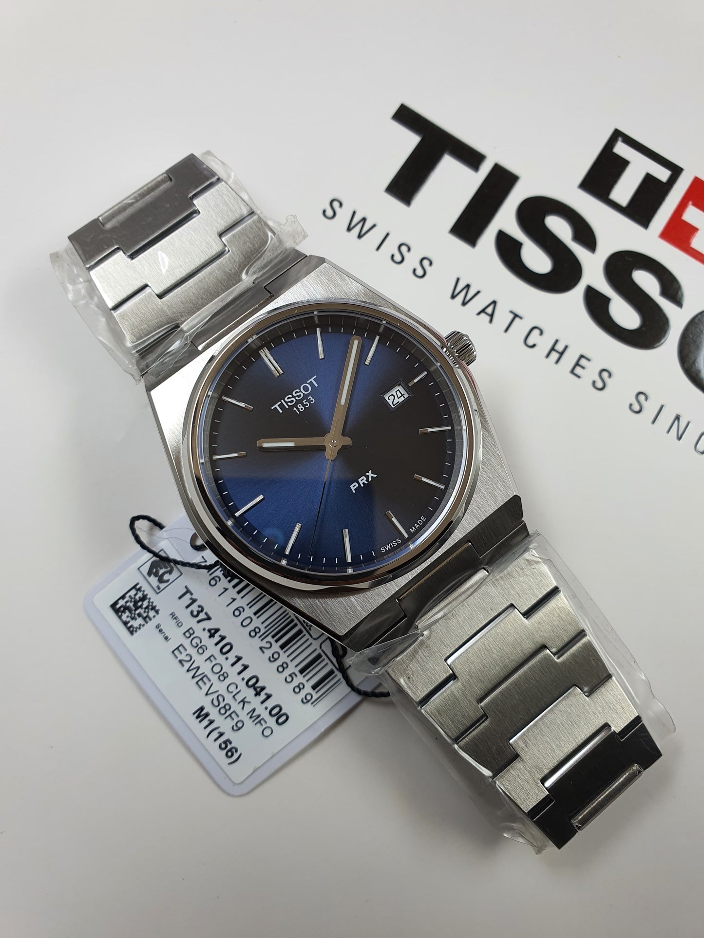 Tissot PRX Blue T137.410.11.041.00 40mm available in Pakistan