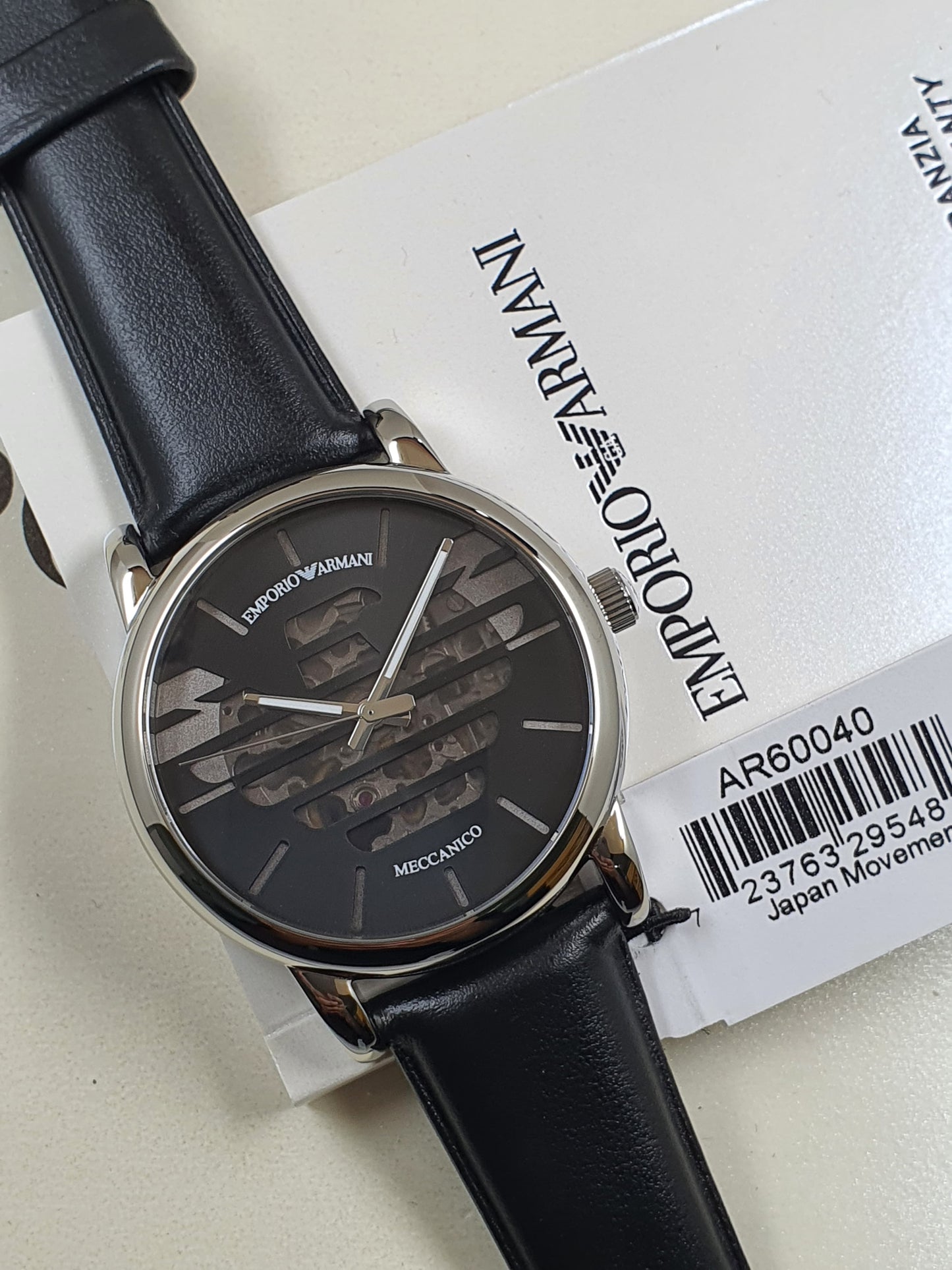 AR60040 Emporio Armani mechanical automatic watch 43mm