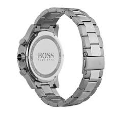 Hugo Boss Mens Chronograph Quartz Rafale Stainless Steel Silver Dial Watch - 1513511