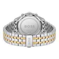 Hugo Boss Men’s Quartz Two-tone Stainless Steel Blue Dial 42mm Watch 1513976