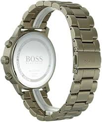 Hugo Boss Men’s Chronograph Quartz Grey Stainless Steel Grey Dial 42mm Watch 1513610