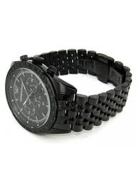 Orignal AR5989 Emporio Armani Black Chronograph Movement Quartz 46MM Watch