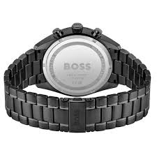 Hugo Boss Menz  Chronograph Quartz  Stainless Steel Black Dial 46MM Watch 1513365