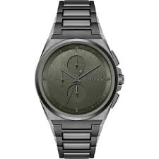 Mens Chronograph Tonneua Shape Stainless Steel Wrist Watch 1514045 45.8 MM