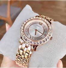 Guess Women’s Quartz Rose Gold Stainless Steel Silver Dial 34mm Watch W1062L3