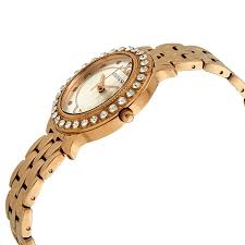 Guess Women’s Quartz Rose Gold Stainless Steel Silver Dial 34mm Watch W1062L3