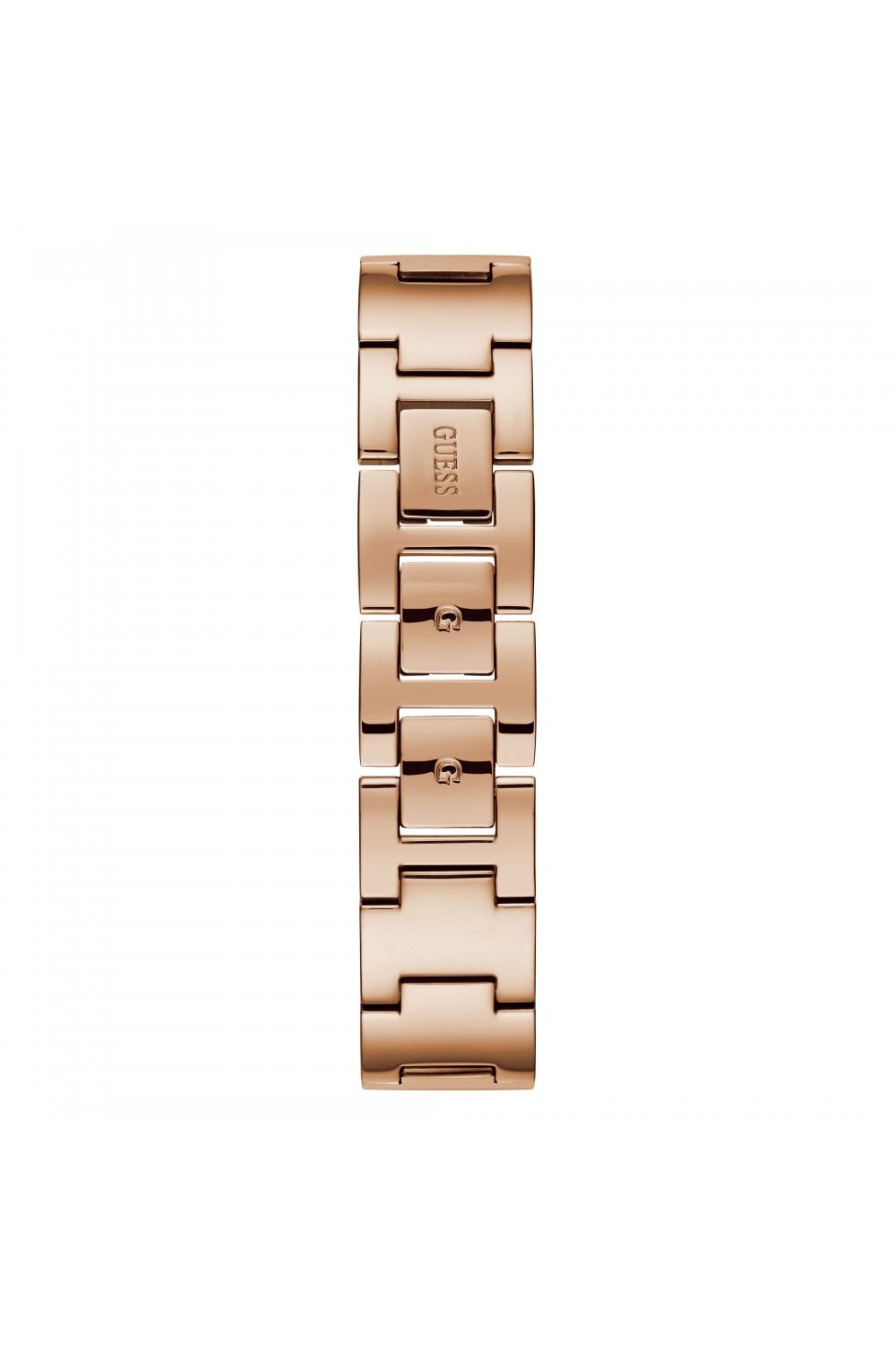 Guess Womens Analogue Classic Quartz Watch with Stainless Steel Strap W1142L4, Rose Gold, Bracelet