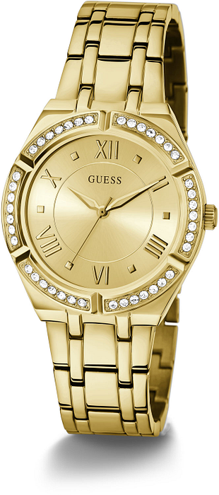 Guess Women’s Quartz Gold Stainless Steel Gold Dial 36mm Watch GW0033L2