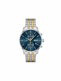 Hugo Boss Men’s Quartz Two-tone Stainless Steel Blue Dial 42mm Watch 1513976