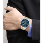 Hugo Boss Men’s Quartz Two-tone Stainless Steel Blue Dial 42mm Watch 1513976