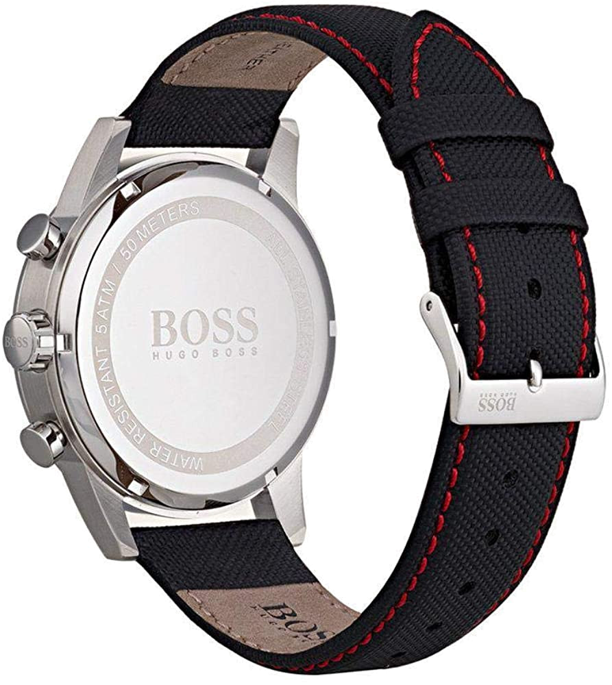 Hugo Boss chronograph black watch dial 1513535 43mm