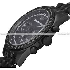 Orignal AR5989 Emporio Armani Black Chronograph Movement Quartz 46MM Watch