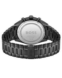 Hugo Boss Men’s Chronograph Quartz Stainless Steel Black Dial 44mm Watch 1513960