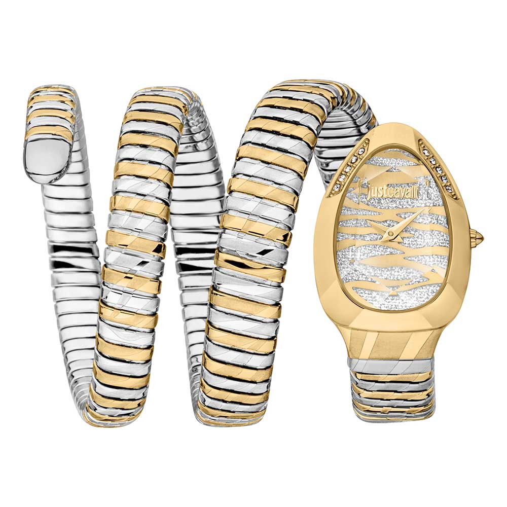 JC1L226M0055 Just Cavalli Serpente Taglio Women's Watch snake watch