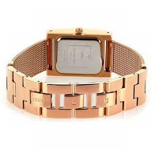 Guess Women’s Quartz Rose Gold Stainless Steel Rose Gold Dial 25mm Watch W0127L3