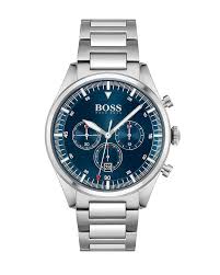 Hugo Boss Men’s Quartz Stainless Steel Blue Dial 44mm Watch 1513867