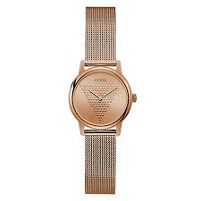 Guess Women’s Quartz Rose Gold Stainless Steel Rose Gold Dial 28mm Watch GW0106L3