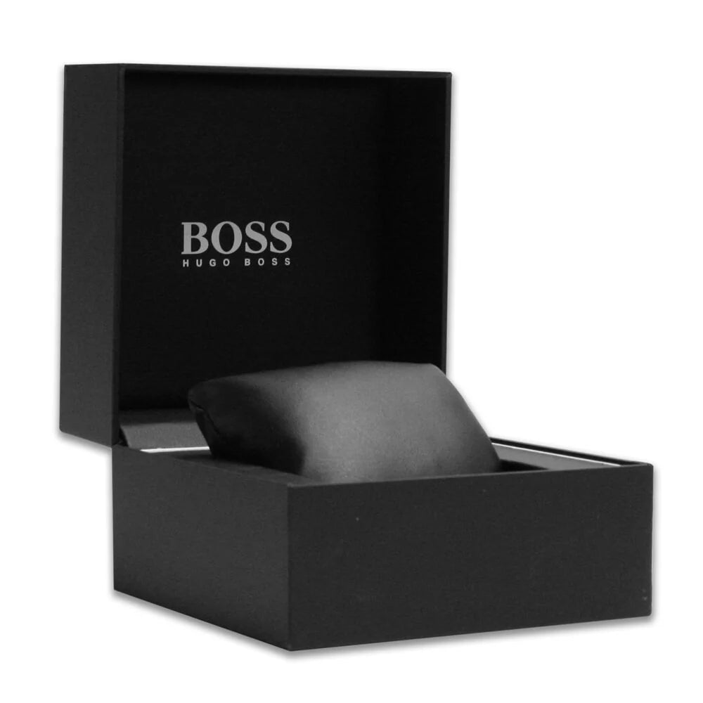 Hugo Boss Men’s Chronograph Quartz Stainless Steel Black Dial 47mm Watch 1513094