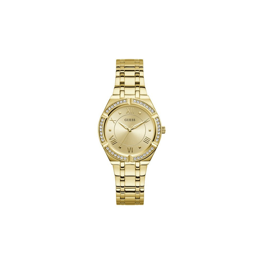 Guess Women’s Quartz Gold Stainless Steel Gold Dial 36mm Watch GW0033L2