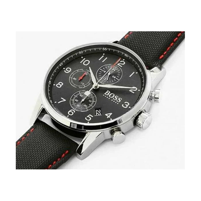 Hugo Boss chronograph black watch dial 1513535 43mm